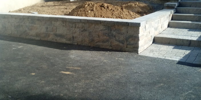 Retaining Wall, Walkway & Front Steps – Somerville NJ