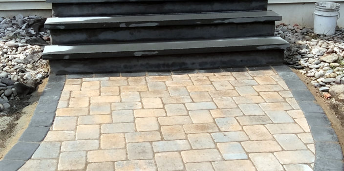 paver walkway and steps construction Flemington NJ
